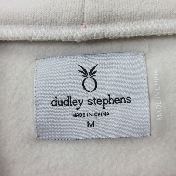 Dudley Stephens Sweatshirt Fleece Pullover Women M Ivory Tuckernuck Lounge 242 - Picture 9 of 11